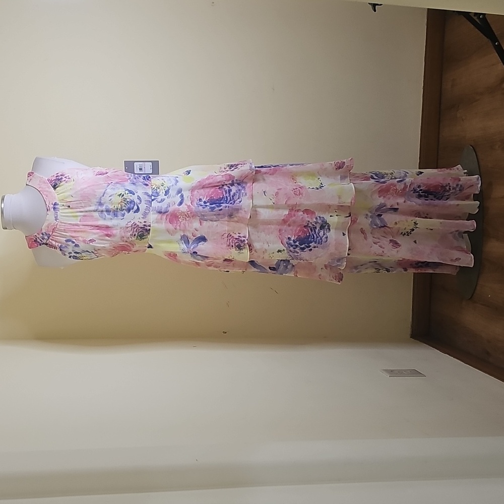 Marc New York Pastel Floral Maxi Dress